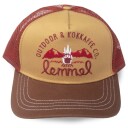 Lemmel Kaffe Keep On Truckin Mama Cap Brown/Burgundy