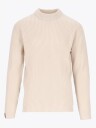 Twentyfour Mode Rib RN Sweater Hvit XS