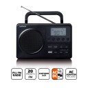 Lenco MPR-035 Kompakt Bærbar FM-radio med LCD-skjerm Svart