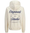 Jack & Jones Jornorrebro Typo Back Sweat Hood Sn Jnr   Cream   152