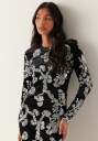 Yas Yasflorana Ls Long Dress