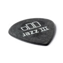Dunlop Tortex Pitch Svart Jazz III 1.14mm 12 Pick Pack