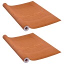  Selvklebende Folie Til Møbler 500x90cm PVC Lys Eikefarge