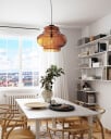 By Rydens Dolores taklampe Ø50 cm cognac