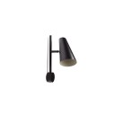Woud Cono Vegglampe Sort