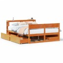  Sengeramme uten madrass voksbrun 120x190 cm heltre furu 3306401