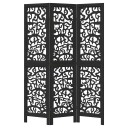  Romdeler 3 paneler svart heltre keisertre 8721012074453
