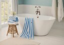 Lexington Home Block Striped Towel Sky Blue/White/Moonbeam - Blue - 70X130