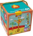 Barbo Toys Little Bright Ones - 10 Stacking Cubes - Safari