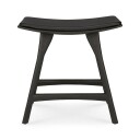 Ethnicraft Osso Krakk Svartlakkert eik/Black leather