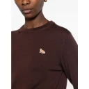 Maison Kitsuné Dame Strikkevarer Brun L,