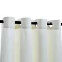 vidaXL Lystette gardiner med ringer 2 stk fløyel kremhvit 140x245 cm