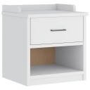  Gangbenk SANDNES hvit 45x40x50 cm heltre furu