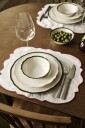Decotique Gia Spisebrikke 35x45 cm 2 pk Hvit / Vinrød