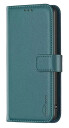 INCOVER Motorola Moto G54 Kunstskinn Deksel m. Stativfunksjon & Kortholder - Grønn