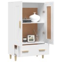 vidaXL Highboard hvit 70x31x115 cm konstruert tre