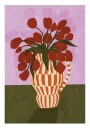 Bold Tulips in Vase Plakat Plakat / 40x50cm