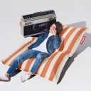 Fatboy original outdoor stripe orange creme