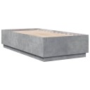  Sengeramme betonggrå 75x190 cm konstruert tre 8721012274969