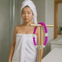 Amalies Design Armbånd B   Rosa/hvit Rosa