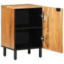  Baderomsskap med hylle Brun 38 x 33.5 x 58 cm Massivt akasietre