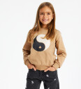 The New Collegegenser TnLora Tannin The New 7 8 år 122 128 Collegegenser Beige Brun