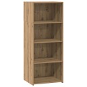 vidaXL Høyskap Artisan eik 50 x 41 x 124 cm Konstruert tre