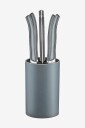 Lou Laguiole Grillkniver Jet i knivblokk 6 pk Grå