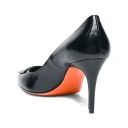 Santoni, Dame, Sko, Svart, 40 EU,
