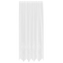  Blondegardin med gardiner Hvit 150 x 240 cm Polyester