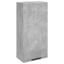  Vegghengt baderomsskap betonggrå 32x20x67 cm
