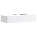 vidaXL Vegghengt Sidebord Hvit 87,5 x 34,5 x 17 cm Konstruert tre