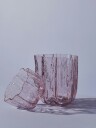 Kosta Boda Crackle vase 12 cm rosa