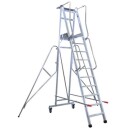 Laggo 7350 Arbeidsplattform med beskyttelsesrekkverk og hjul 350 cm, Stiger & stillaser