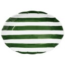 Pick A Poppy Stripe Serveringsfat 36 cm Grønn