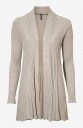 Lang ribbet cardigan