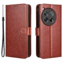 INCOVER EIDERWOOD OnePlus 12R Kunst Skinn Flip Deksel med Stativ & Lommebok - Brun