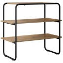 vidaXL Konsollbord Artisan eik 80 x 41 x 75 cm Konstruert tre