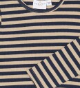 The New Siblings Genser   TnstFro   Rib   Navy Blazer Striped   The New   5 år (110)   Genser Beige Blå Marineblå