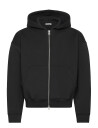 Weekday Simon Scuba Zip Hoodie   Black   M