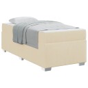  Sengestamme med madrass Krem 90 x 200 cm stoff