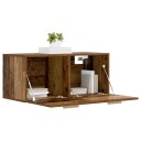 vidaXL Veggskap Veggmontert Gammelt tre 80 x 36,5 x 35 cm