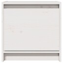 vidaXL Nattbord hvit 40x30,5x40 cm heltre furu