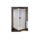 Contura Next NK 97 VS Dusjkabinett hvit, i styren 900x700 mm, Baderom