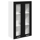  Hengende skap Riga Svart Eik 60 x 31 x 100 cm Konstruert tre