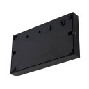 Lucande LED utendørs vegglampe Weno svart aluminium IP65