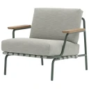 Muuto Settle Lenestol Ribbed Weave 2/Dark Green