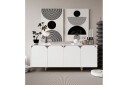 Bohem Konsollbord 180x180 cm - Hvit