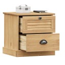 vidaXL Nattbord VIGO 42x35x40 cm heltre furu