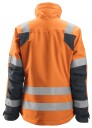 Snickers Workwear AllroundWork Vinterjakke Varsel Oransje Slitesterk og Vannavvisende